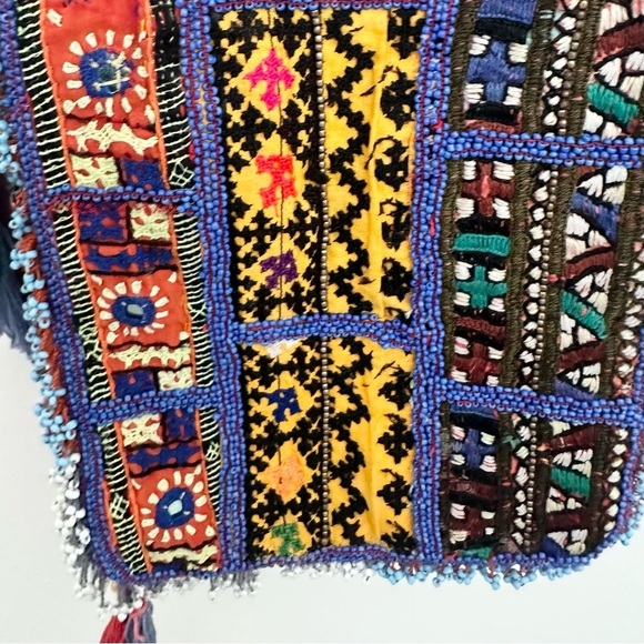 imayin Luxury Ethnic Handcraft Beaded Patchwork Crossbody Bag EUC - Picture 5 of 14